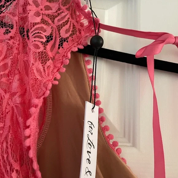 For Love and Lemons Emerie Dress - Pink - Picture 6 of 6